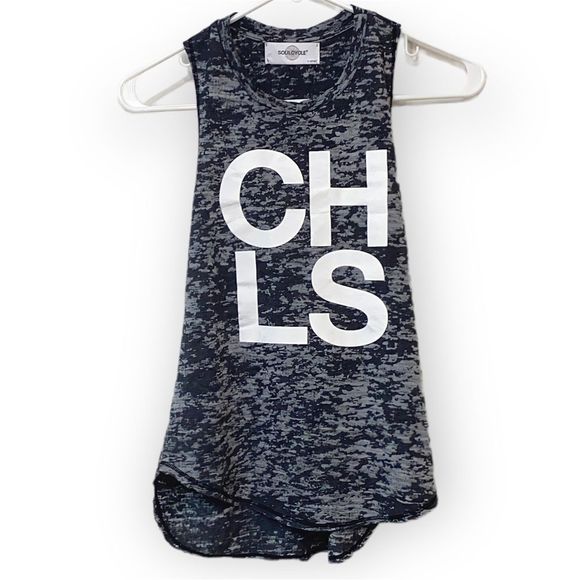 Soul Cycle Block Letter Racerback Tank Top Excellent Condition - Picture 1 of 4